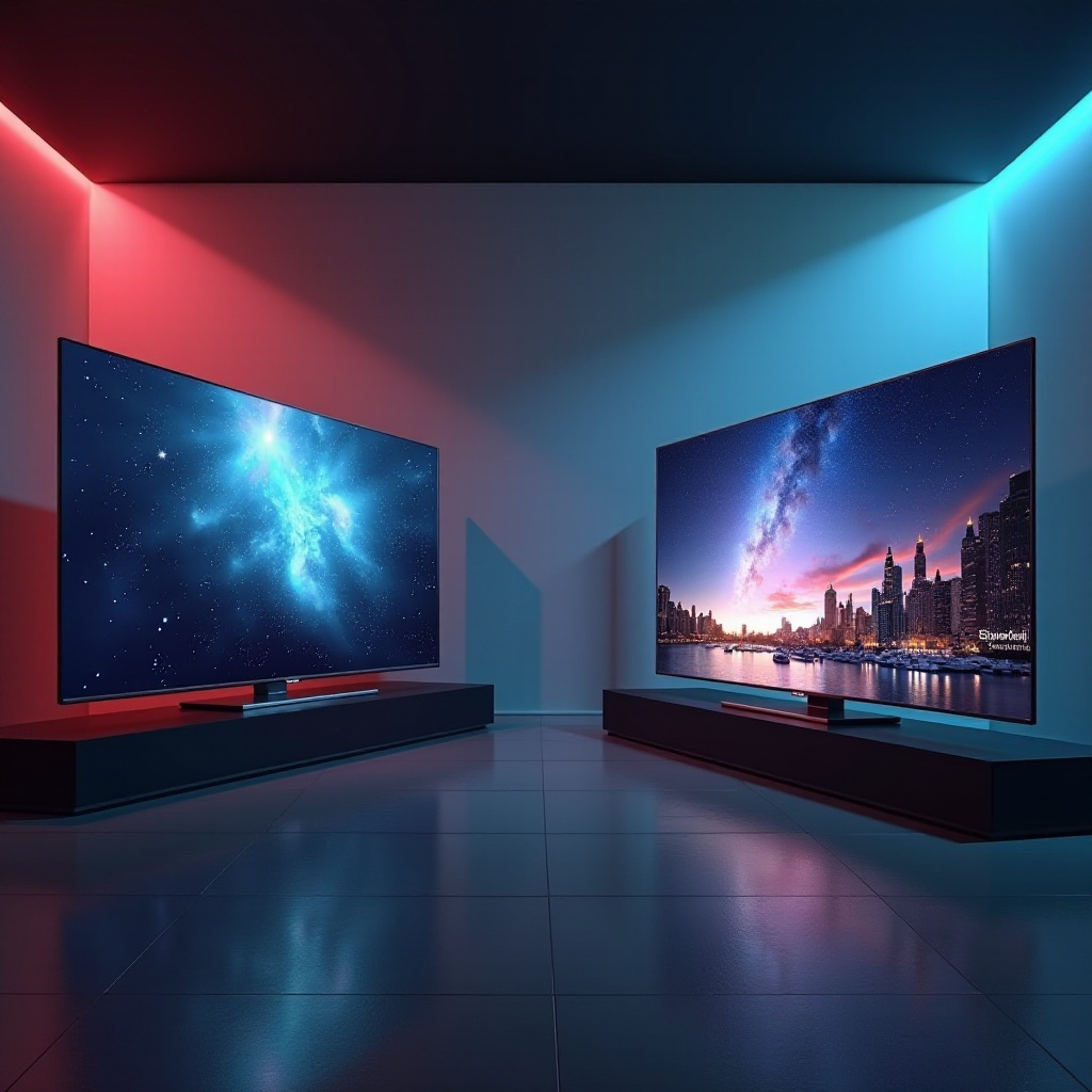 LG 대 삼성 TV 음질