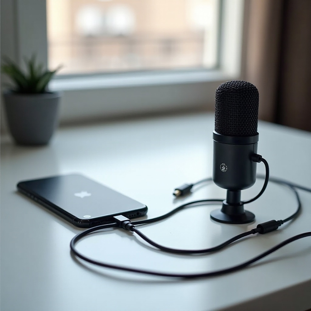 วิธีเชื่อมต่อไมโครโฟนกับ iPhone