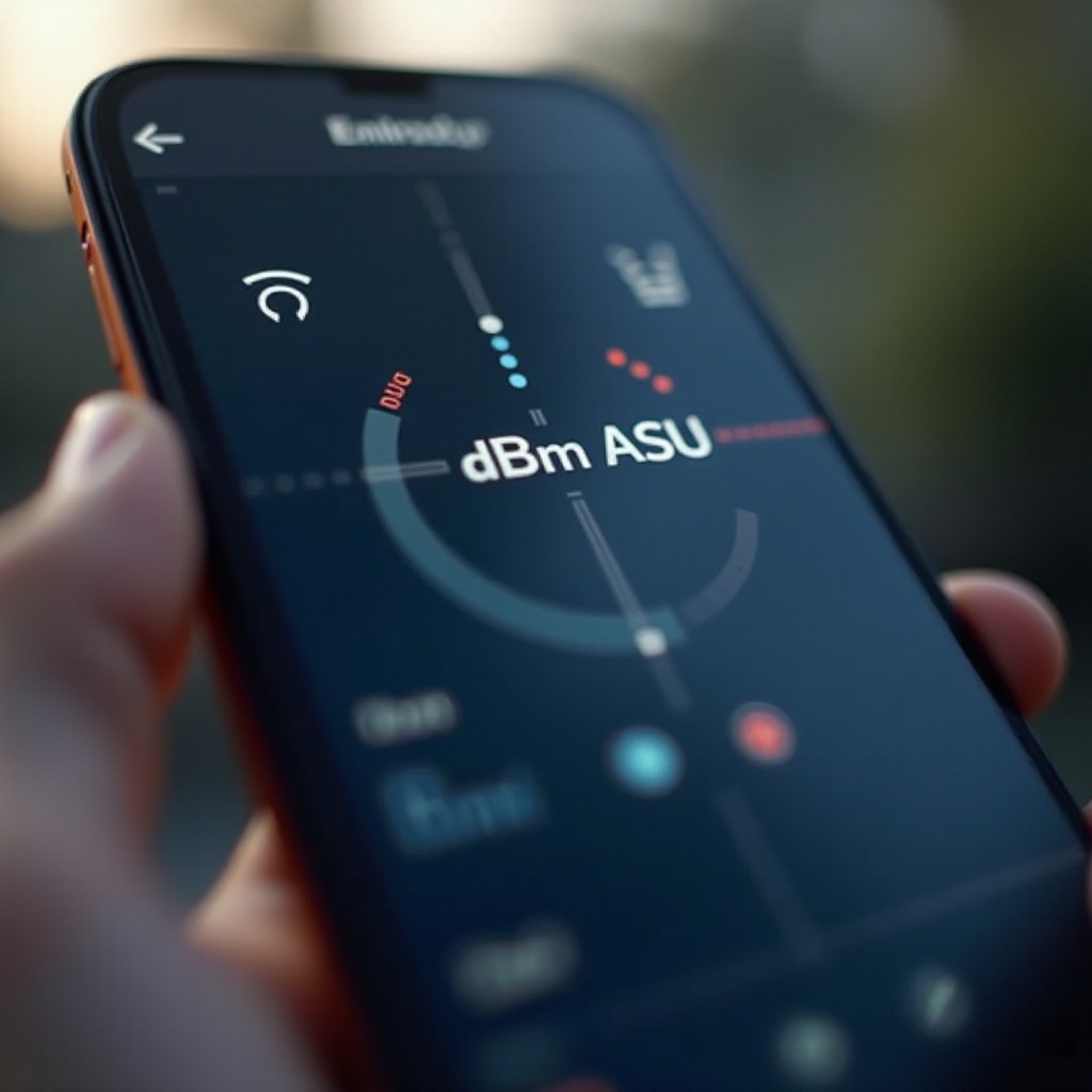 ความหมายของ -108dBm 34asu ในโทรศัพท์มือถือคืออะไร