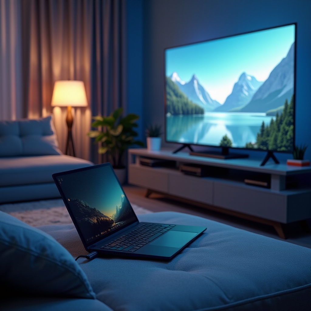 hoe een laptop op een tv aan te sluiten