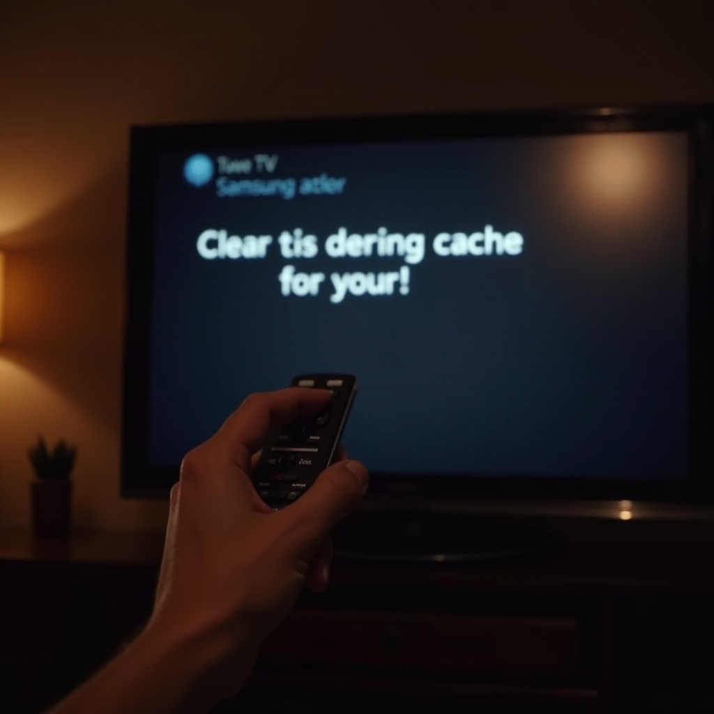 hoe cache te wissen op oudere Samsung-tv