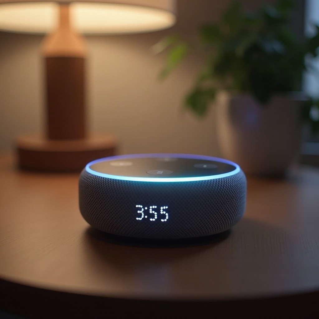 czy echo dot 5. generacji ma zegar