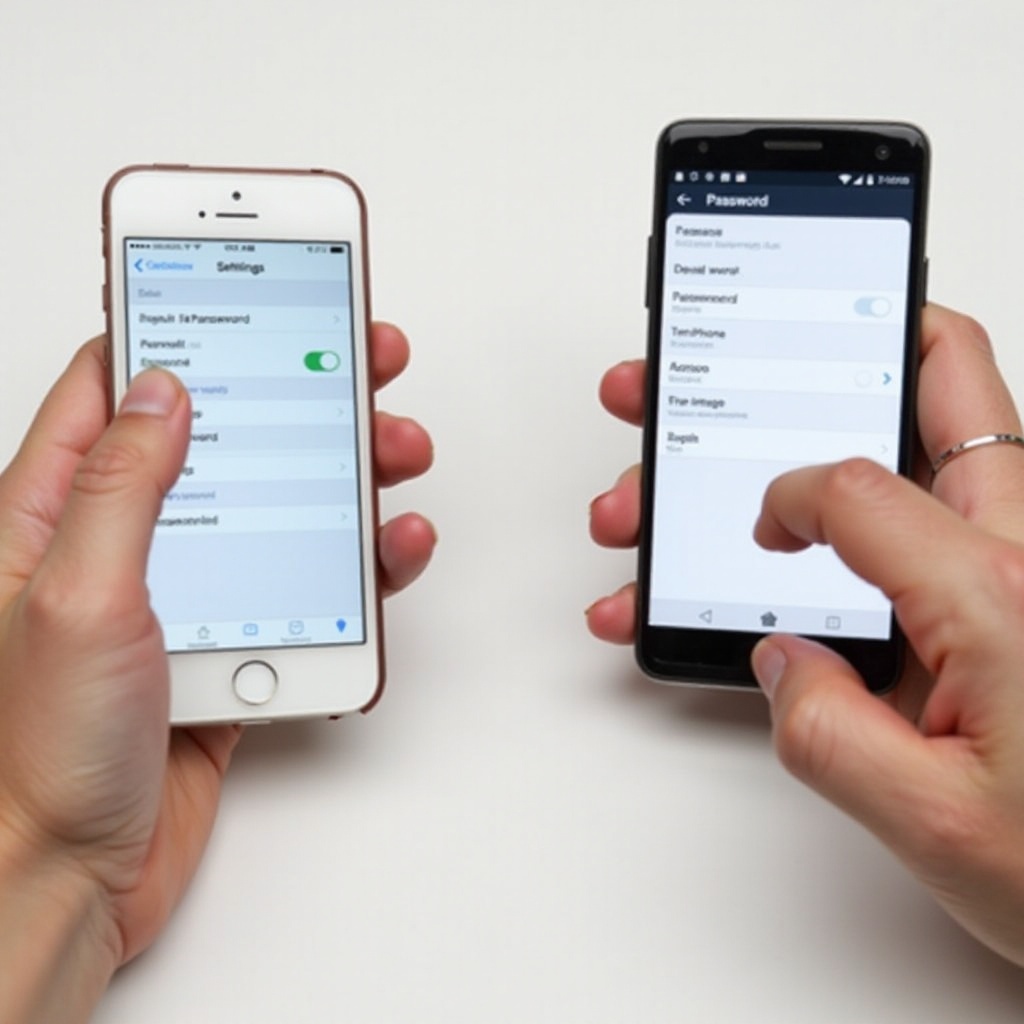 transfer passwords from iphone to android