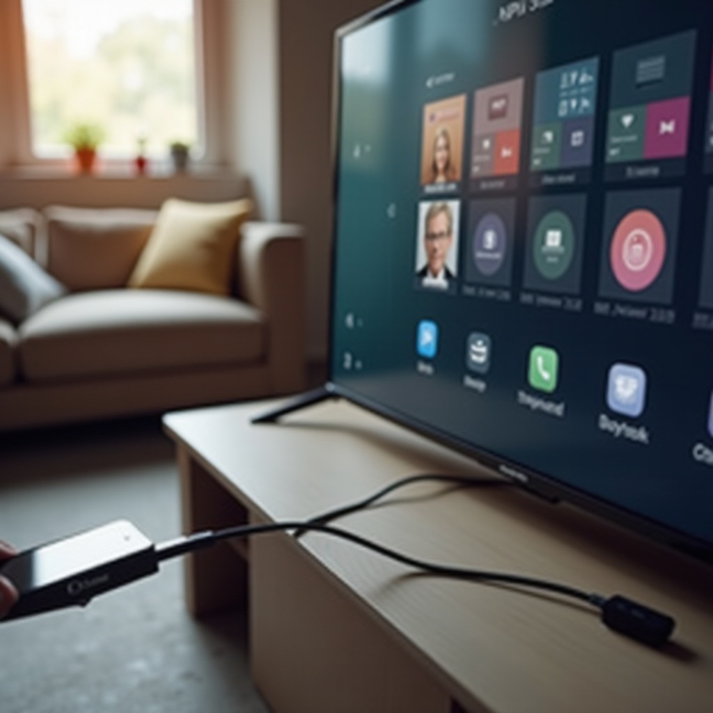 電話をテレビにUSBで接続する