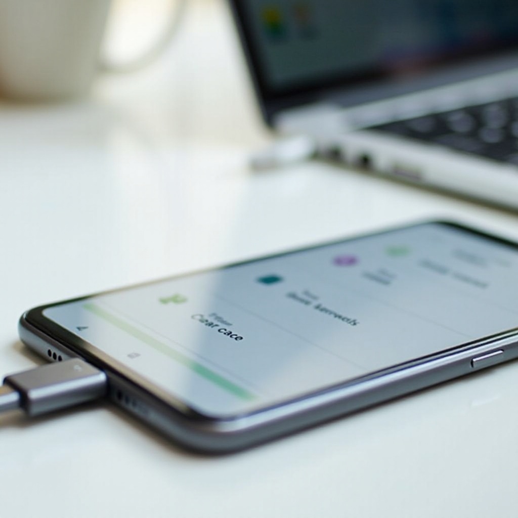 cara membersihkan cache usb android