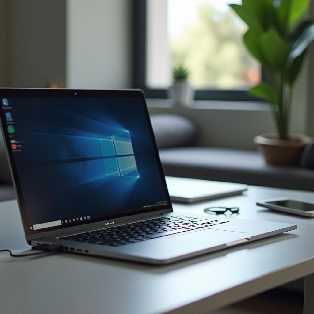 laptop met usb 4