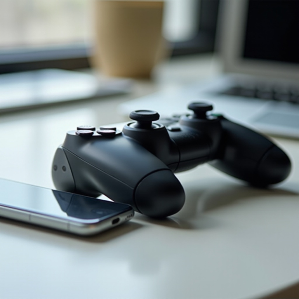 PSコントローラーを携帯電話に接続する方法