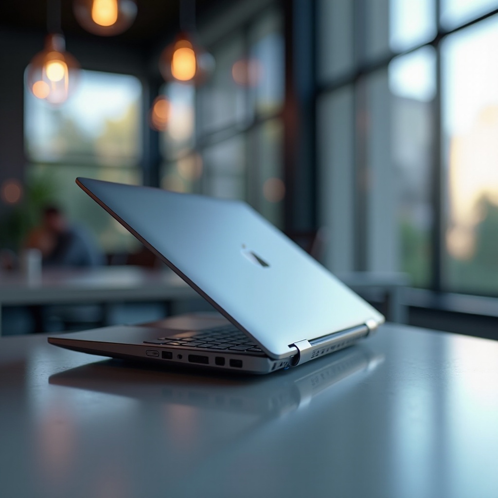 고품질 카메라가 장착된 노트북