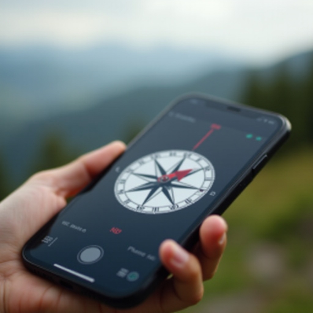 kalibrować kompas iphone