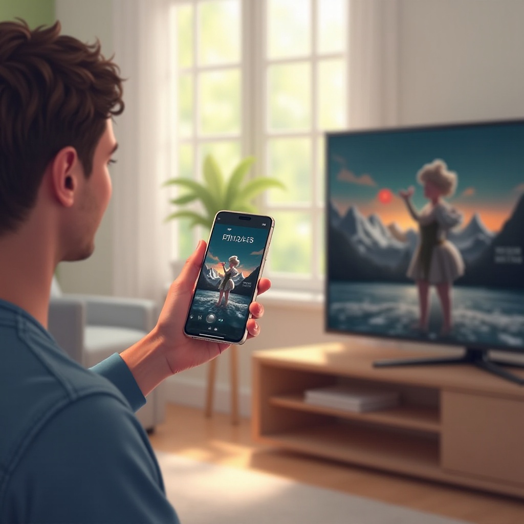 hoe scherm spiegelen van iPhone naar Samsung Smart TV