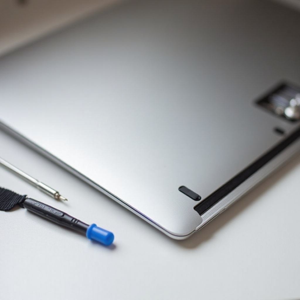 hoe de batterij uit een MacBook Pro te halen