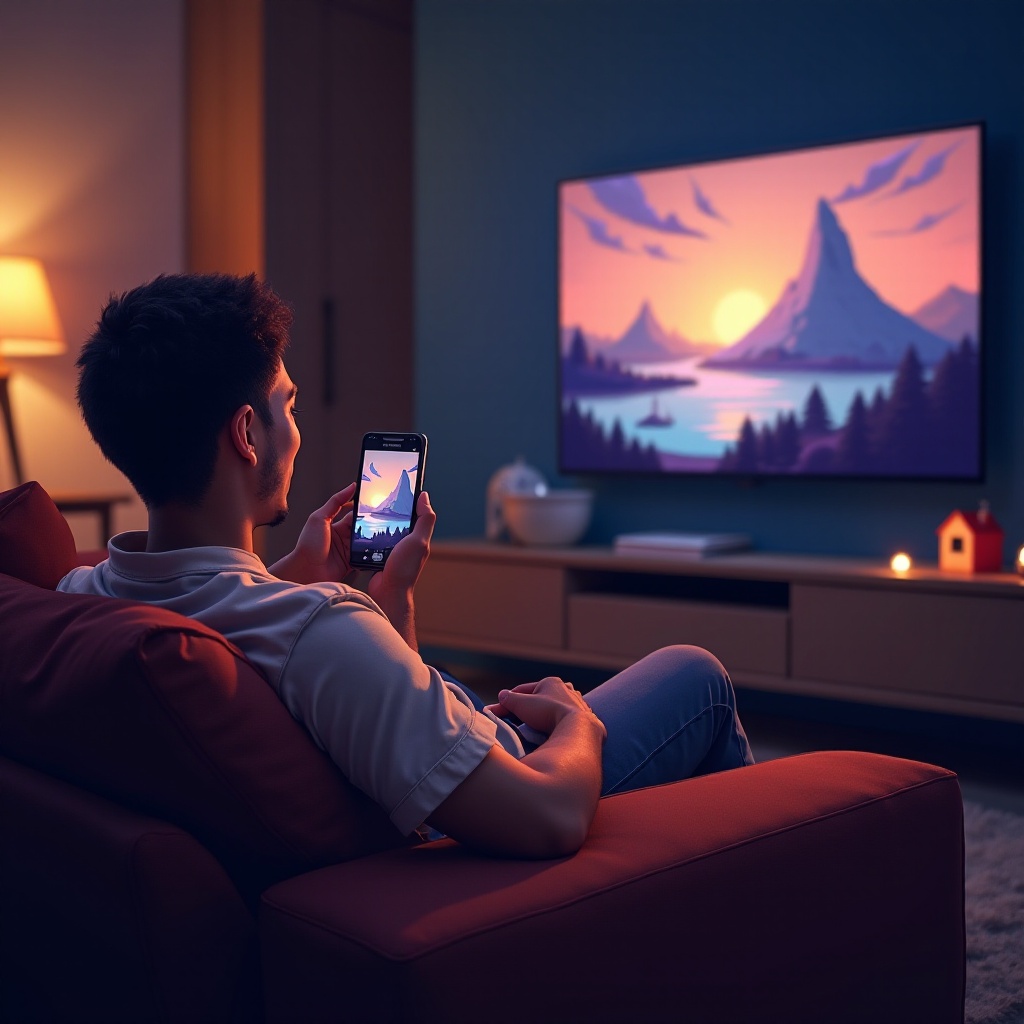 streamen van Samsung-telefoon naar Samsung-tv