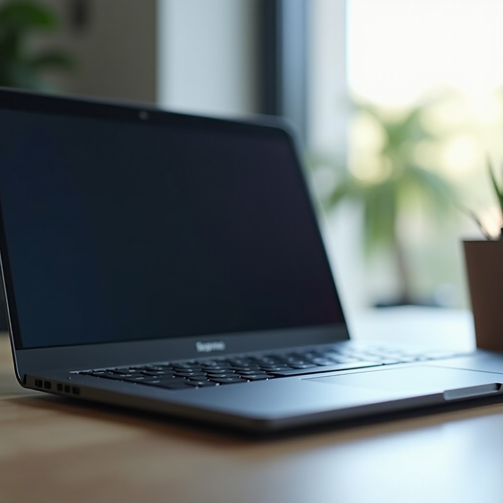 laptop with thumb scanner