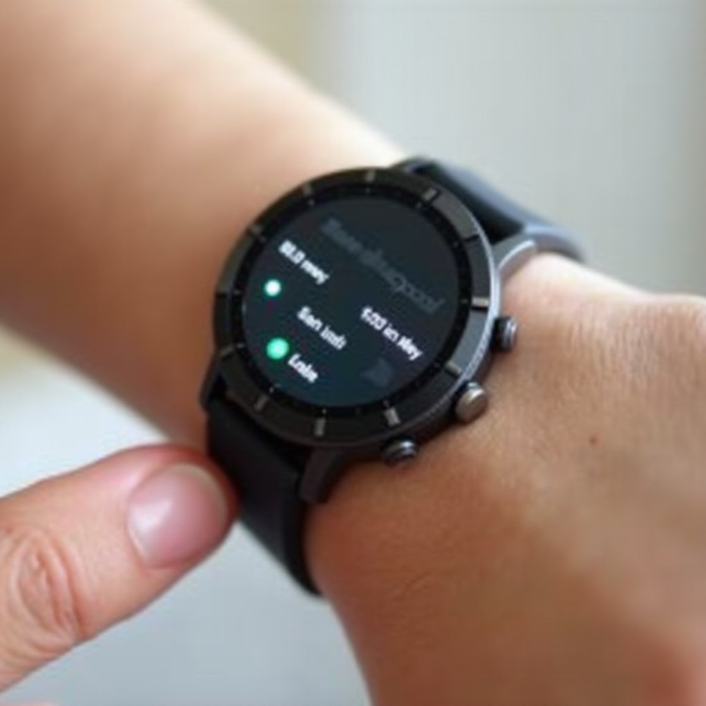 ustawienie czasu zegarka amazfit