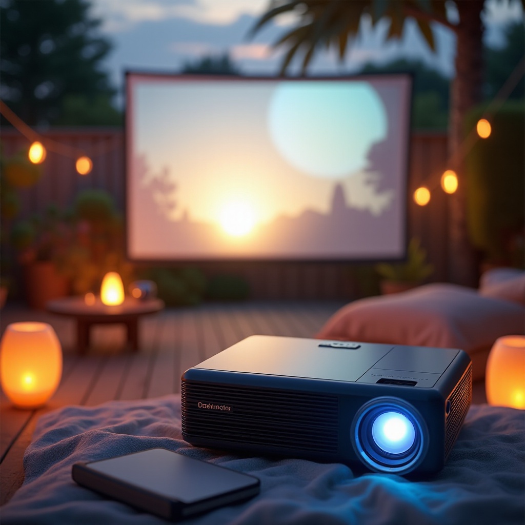best outdoor projectors on a budget