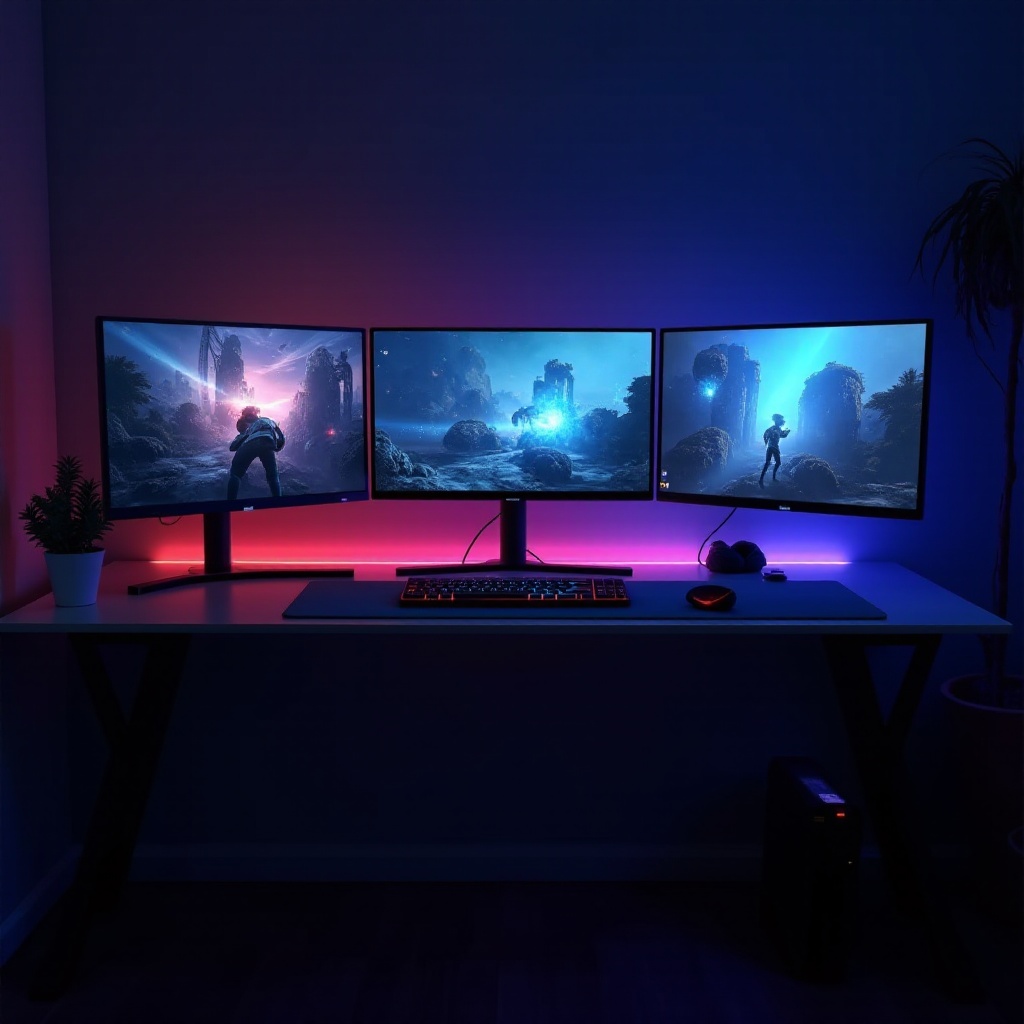 pengaturan permainan multi layar