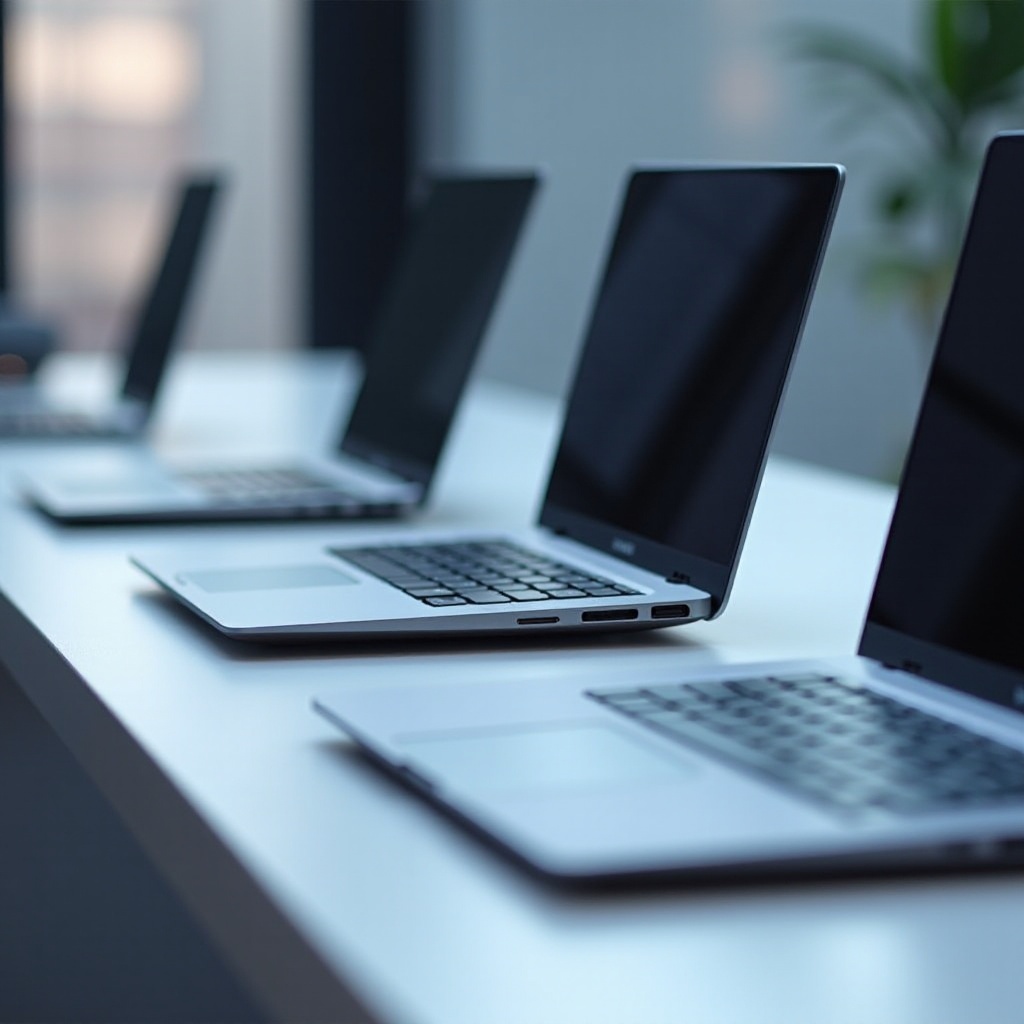 laptop met duimscanner