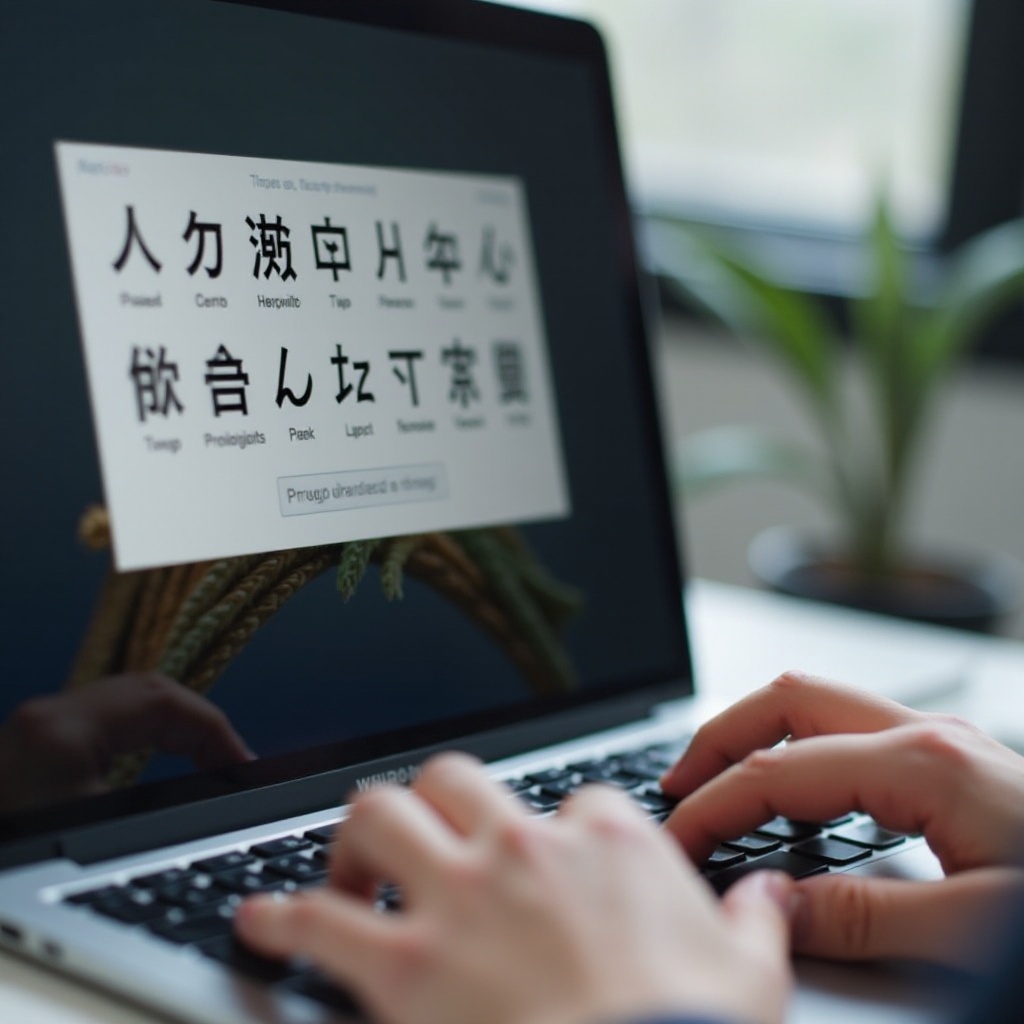 how to inpy chinese charactors in macbook