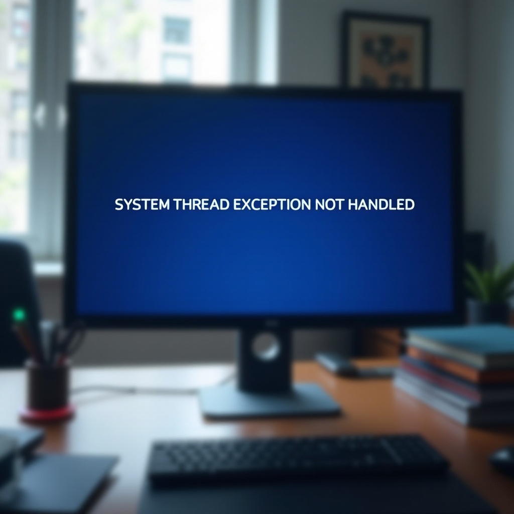 システム スレッドの例外が処理されませんでした (Windows 10)