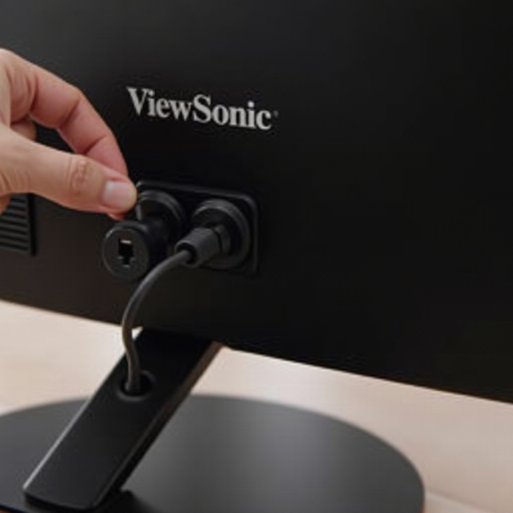 Monitor Viewsonic nie włącza się, gdy komputer jest włączony