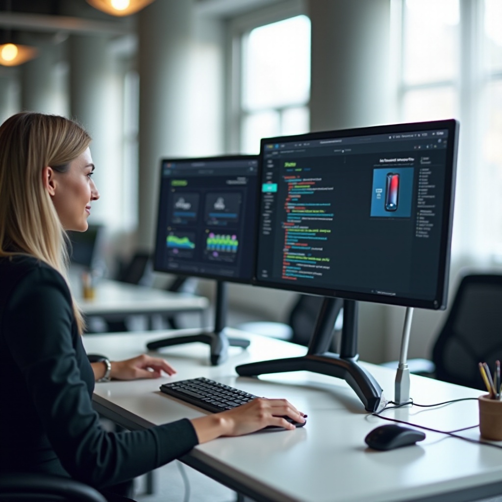 縦置きモニター設定