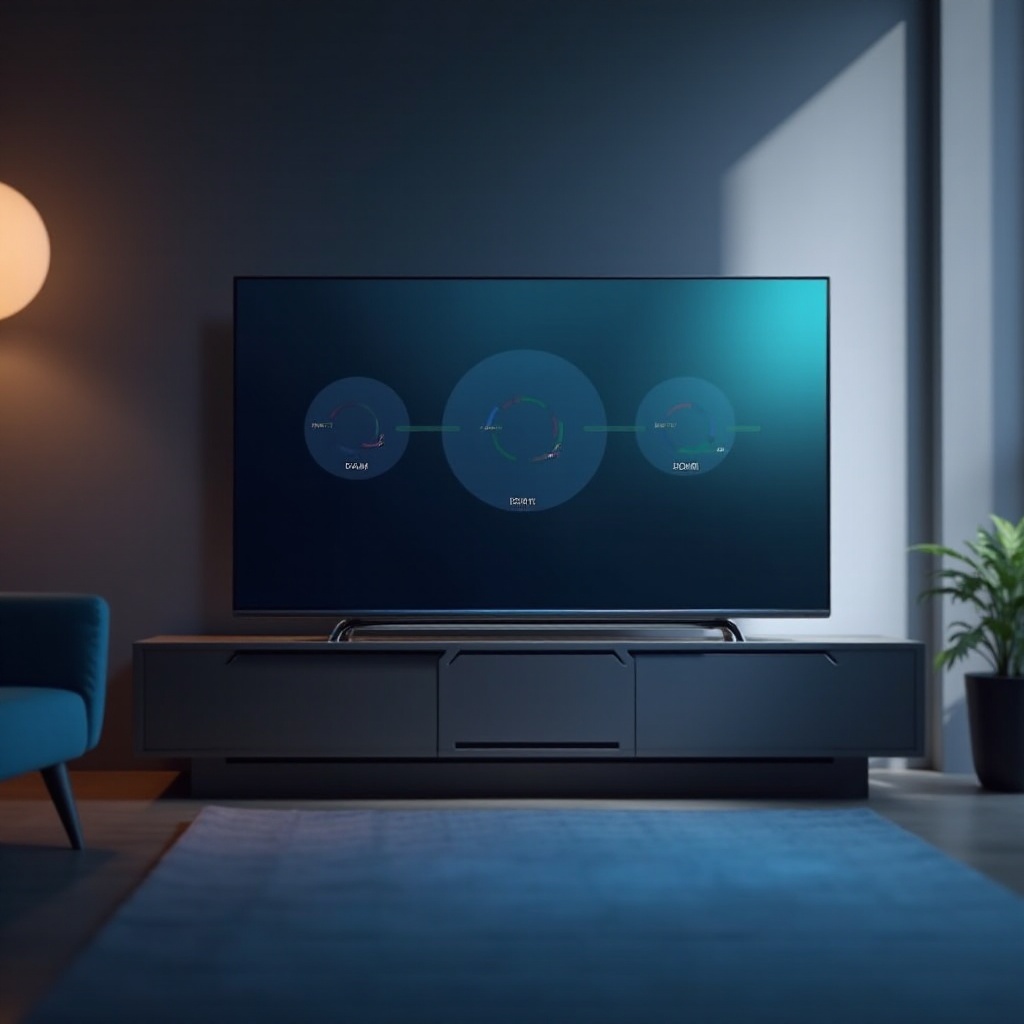 5개의 HDMI 포트가 있는 TV