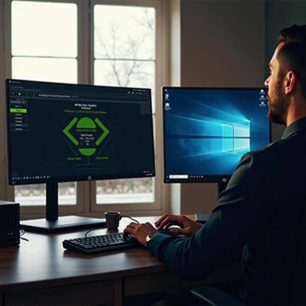 pengaturan nvidia ulang saat monitor dimatikan