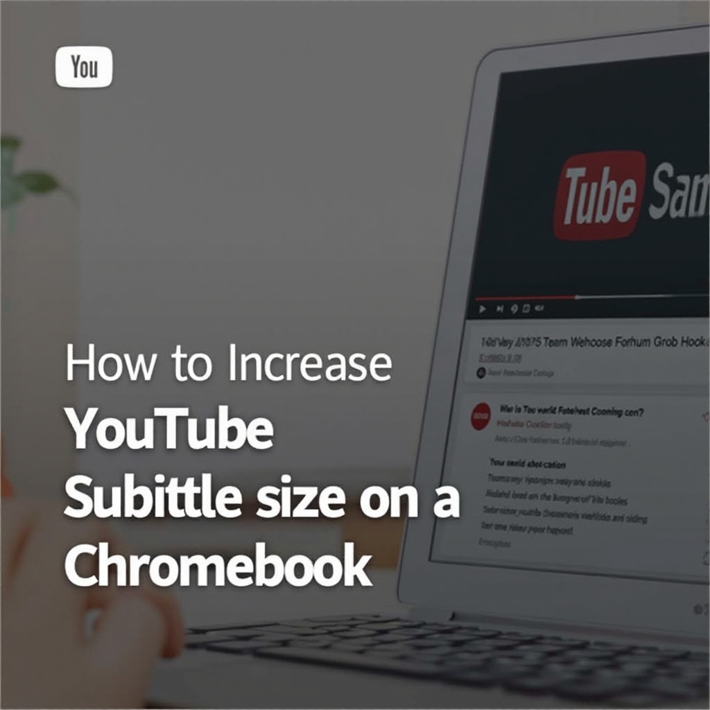 Chromebook에서 YouTube 자막 크기를 키우는 방법