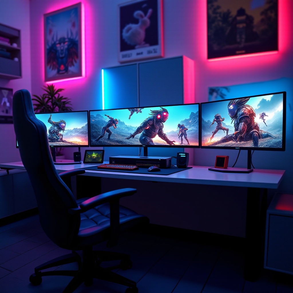 멀티 디스플레이 게임 설정