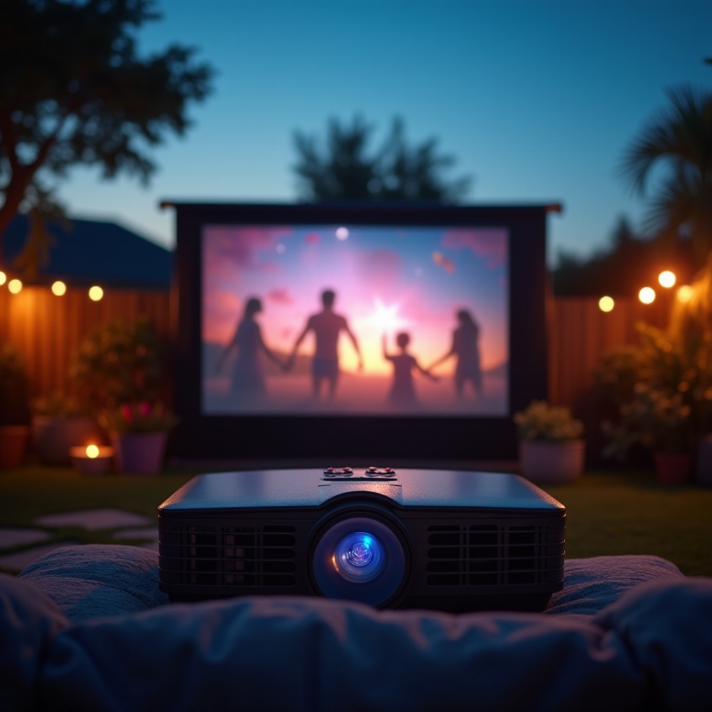 best outdoor projectors on a budget