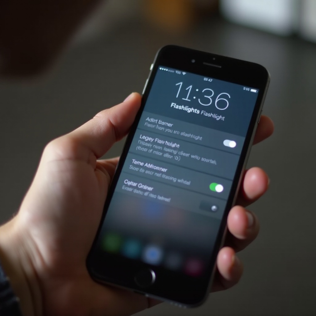 how do i turn the flashlight off on this phone