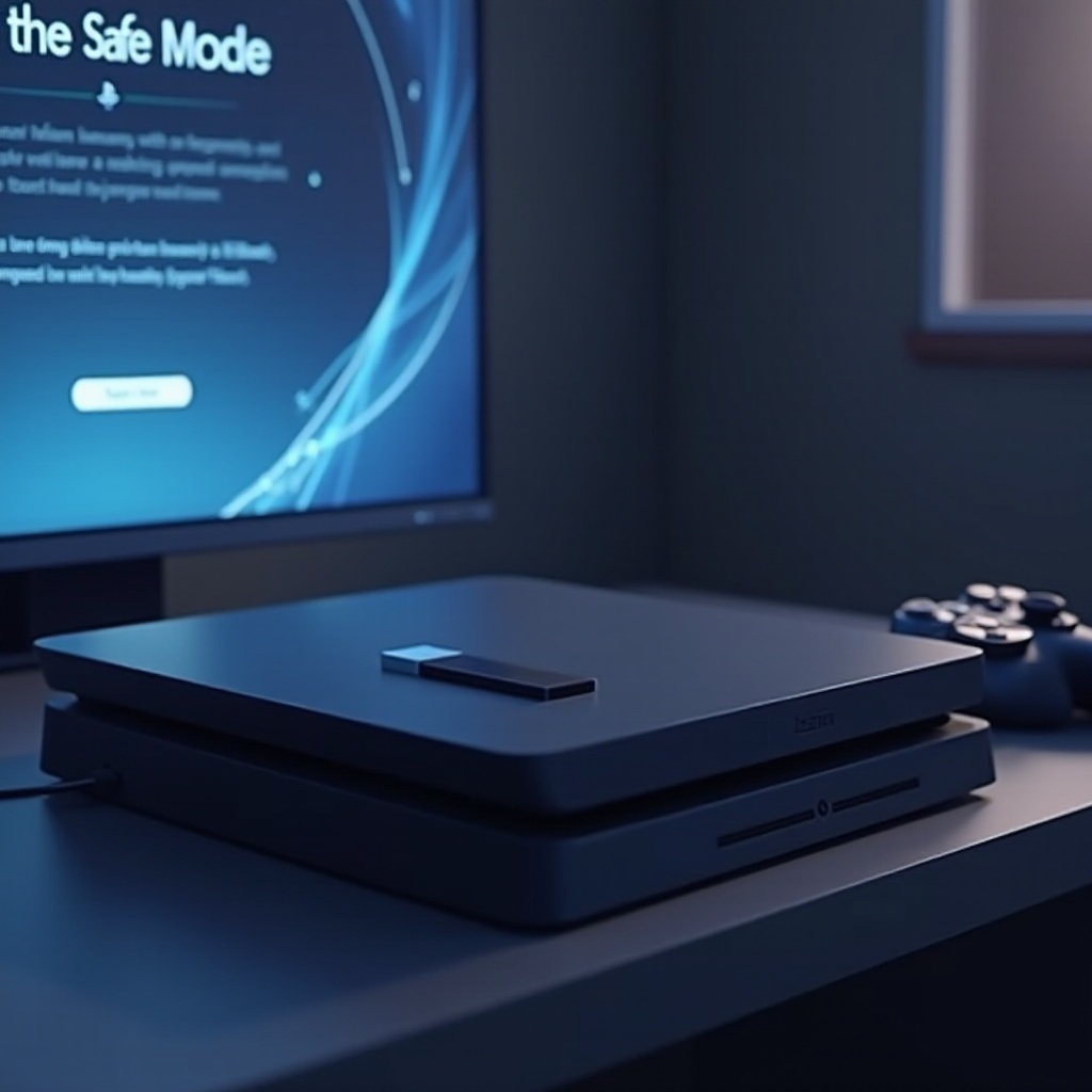 PS4 안전 모드에 갇힘 USB 업데이트