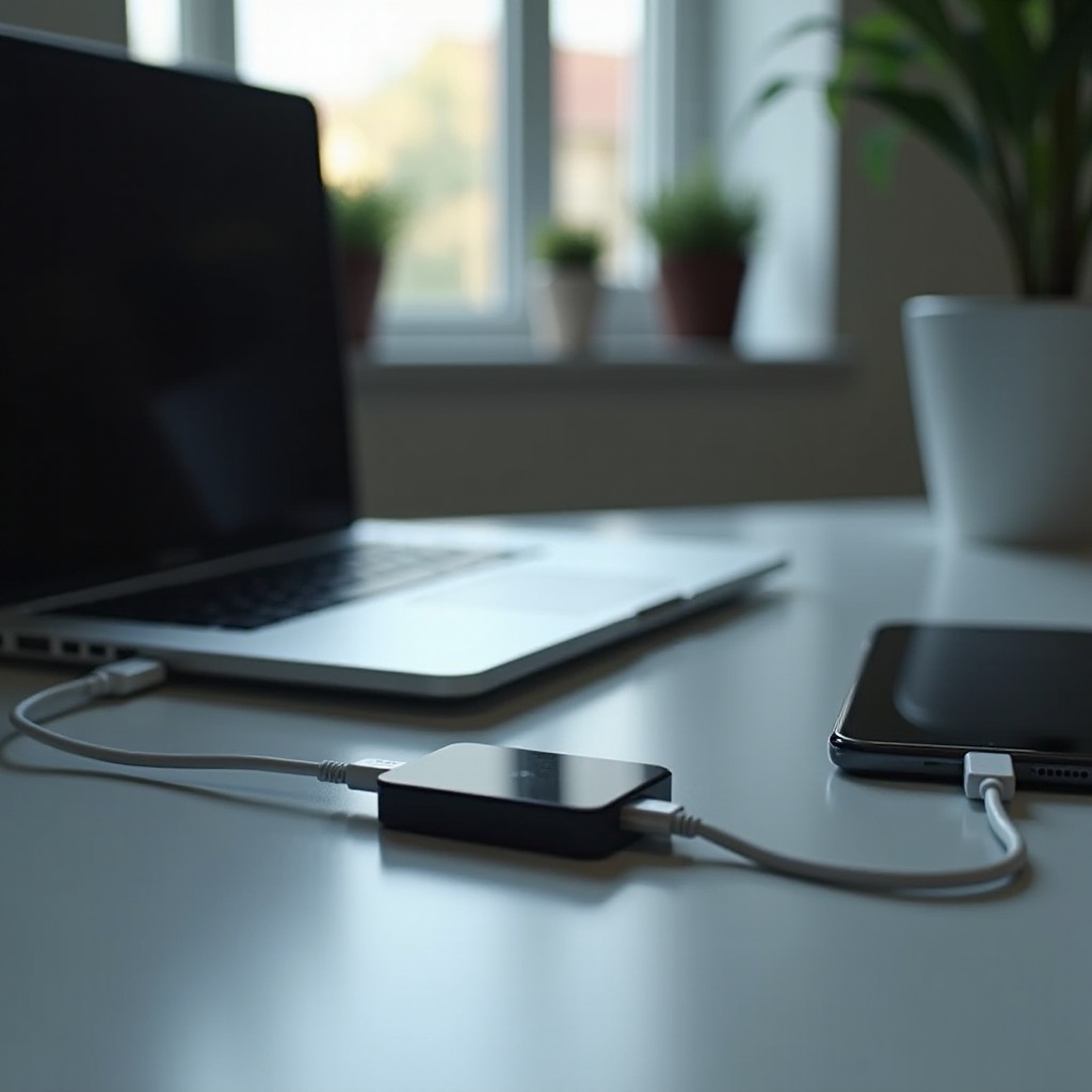czy ładowanie telefonu przez USB w laptopie uszkadza ramki
