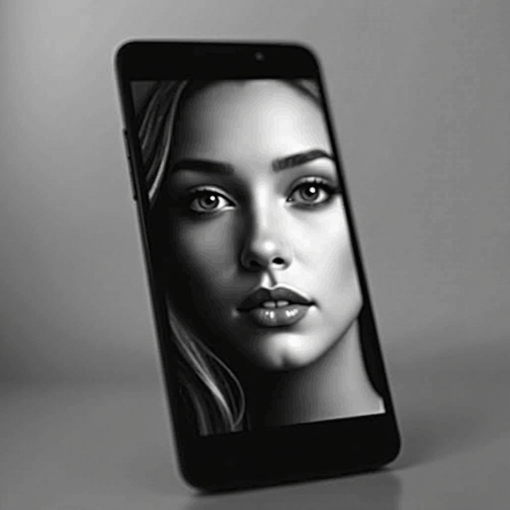 電話を白黒にする方法