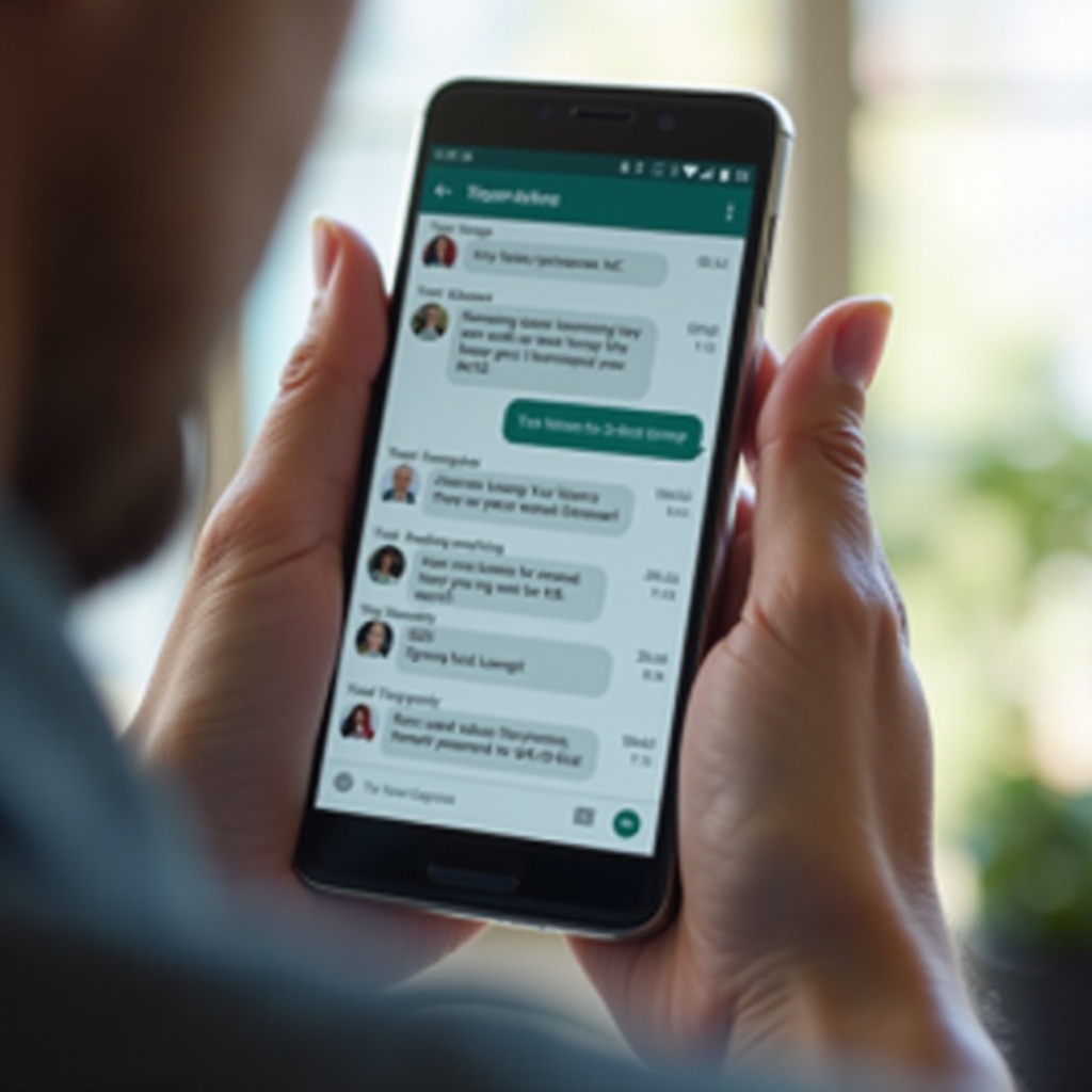 how to leave group chat android