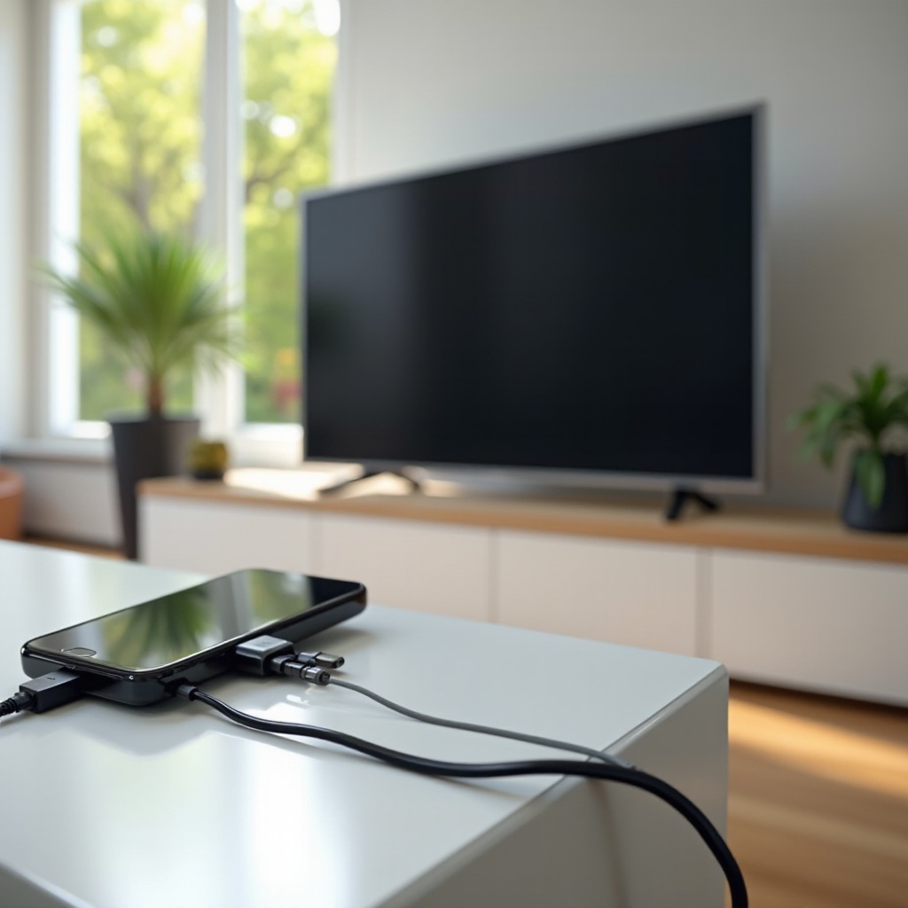 yhdistä puhelin televisioon USB:llä