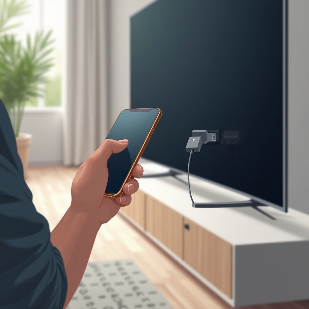 電話をテレビにUSBで接続する