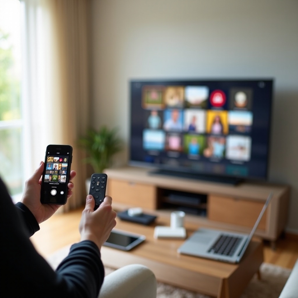 how to show photos on tv