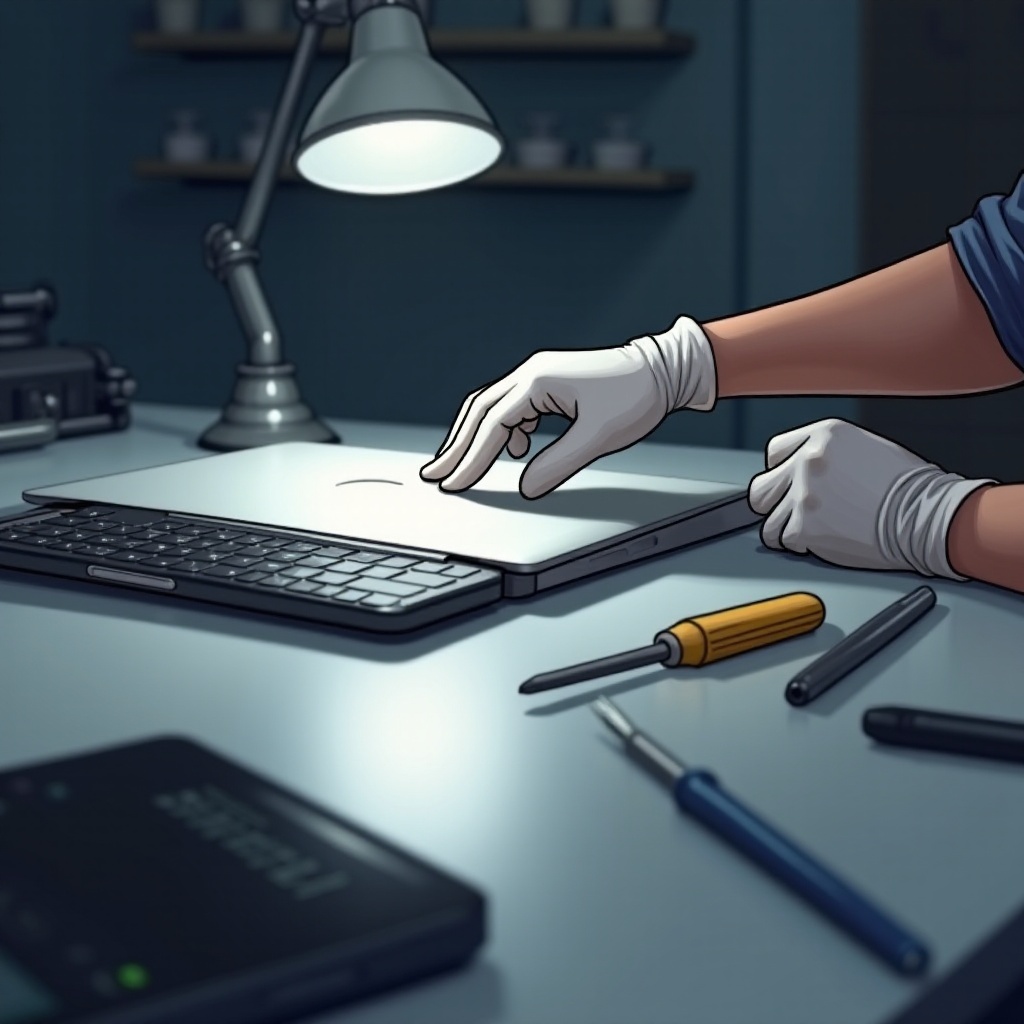 jak wyjąć baterię z MacBooka Pro