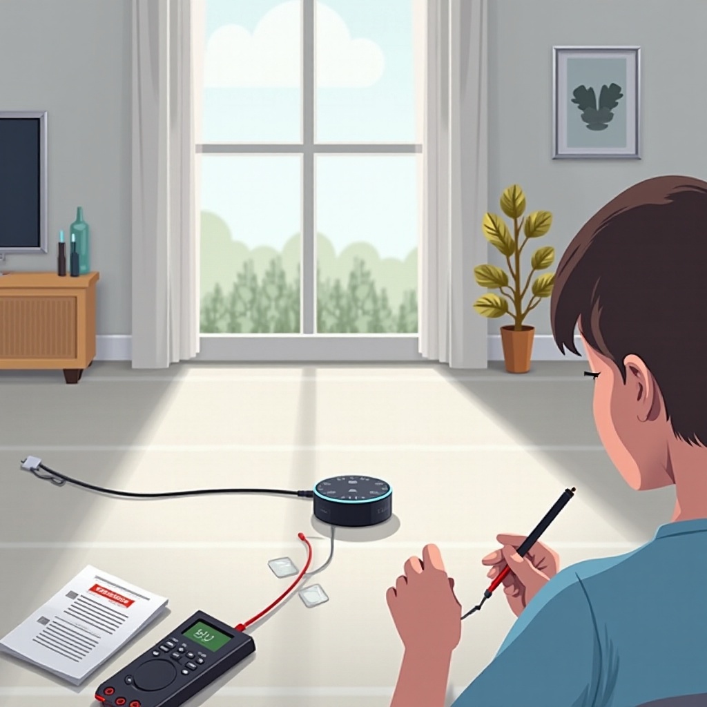 echo dot tidak menyala ketika dicolokkan