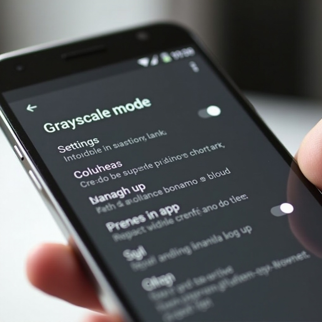 kuinka tehdä puhelimesta mustavalkoinen