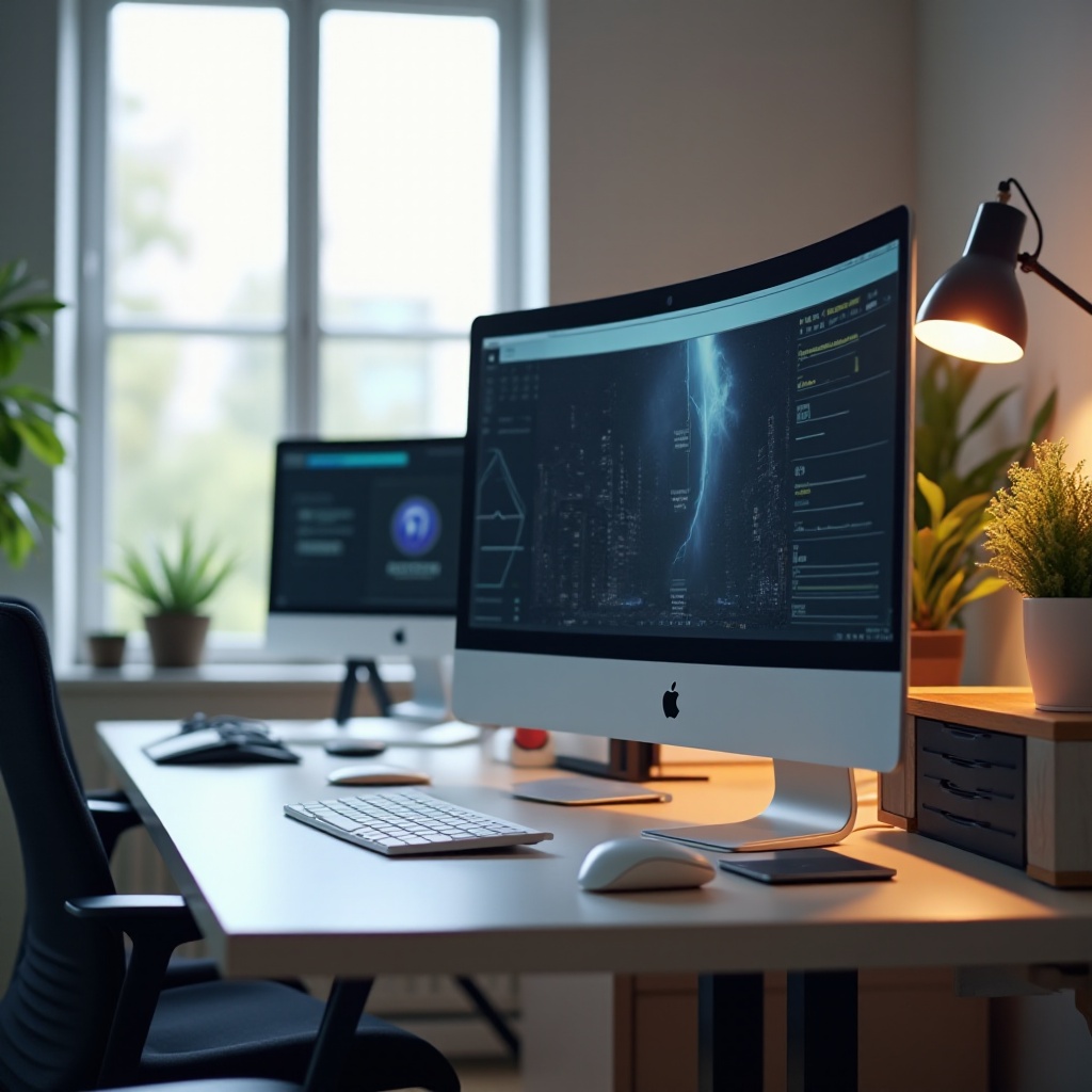 pengaturan monitor susun vertikal