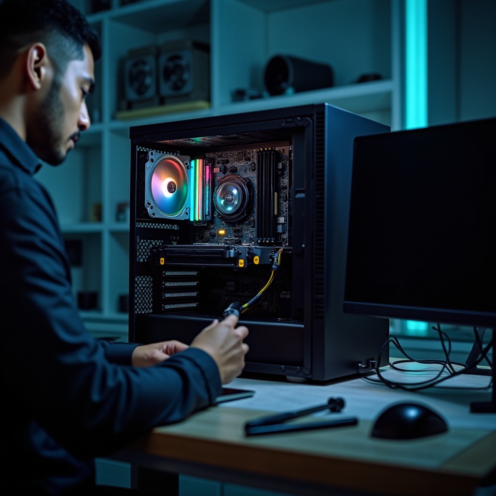 Motherboard menerima daya tetapi tidak menyala