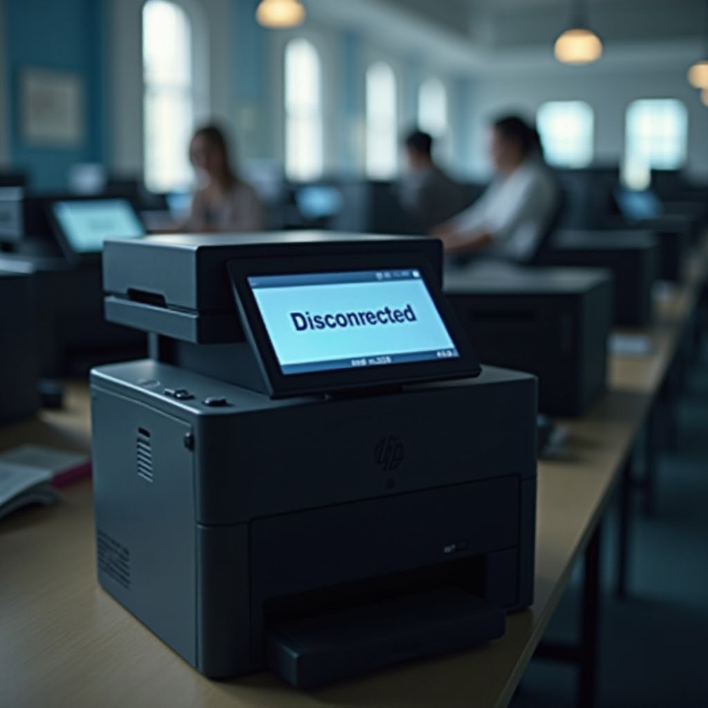 alle printers tonen niet verbonden