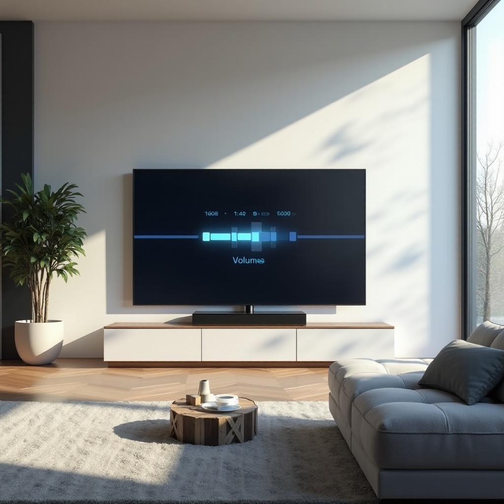 het volume op Samsung-tv blijft dalen