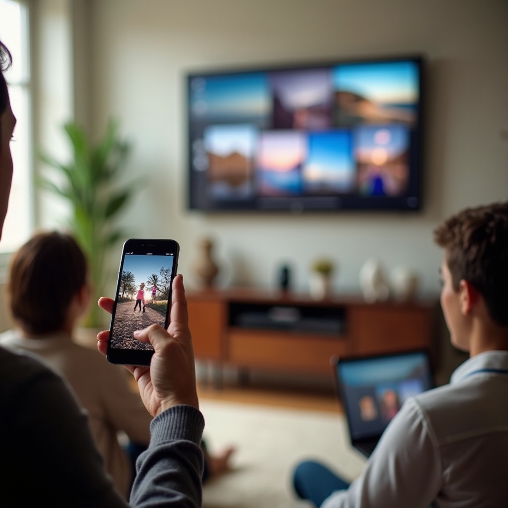 hoe je foto's op tv kunt weergeven