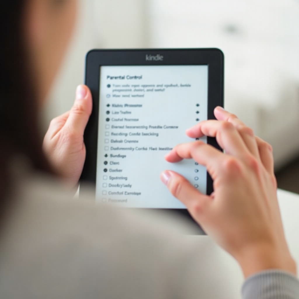Kindleのペアレンタルコントロールのパスワードを忘れました