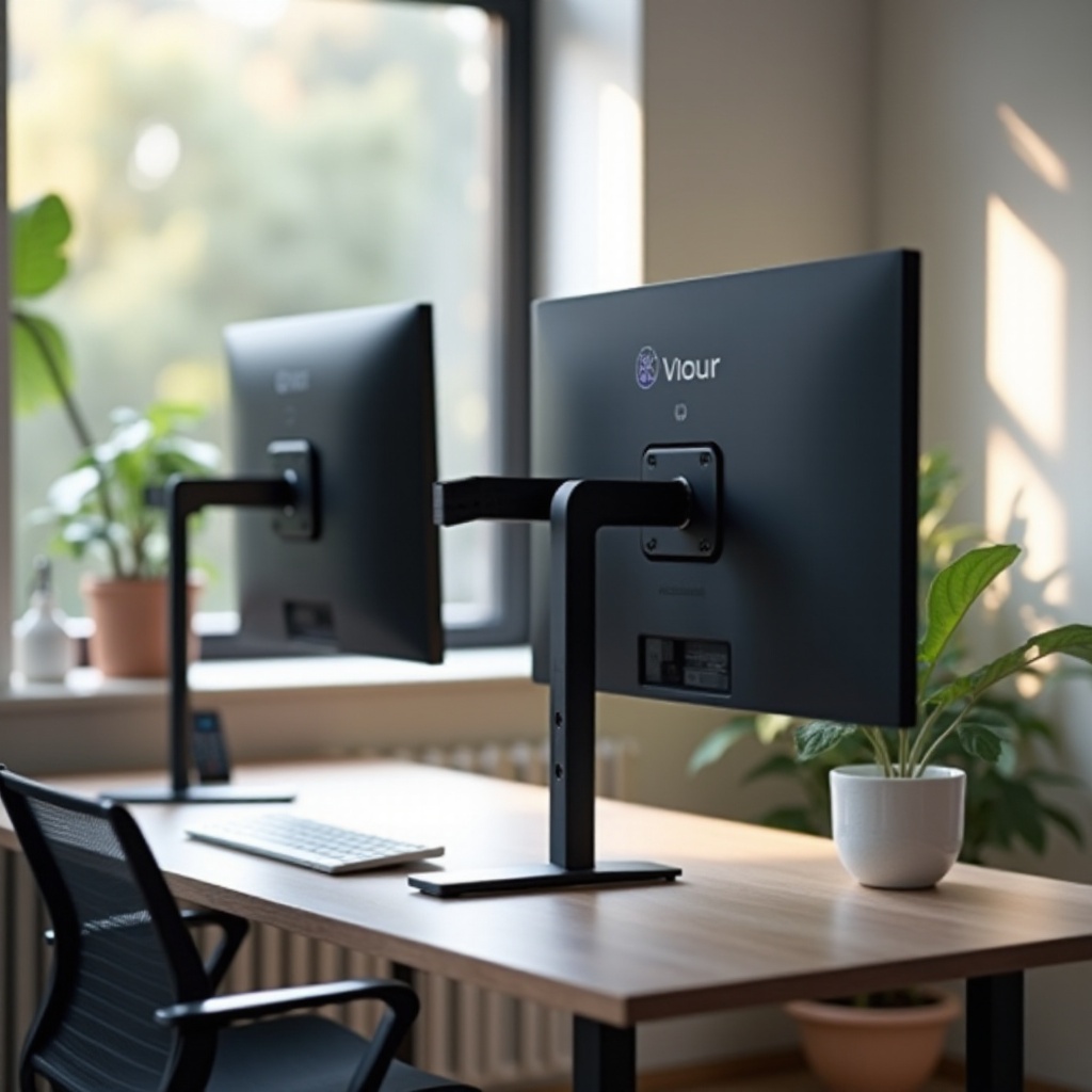 pystysuuntainen näyttöasennus