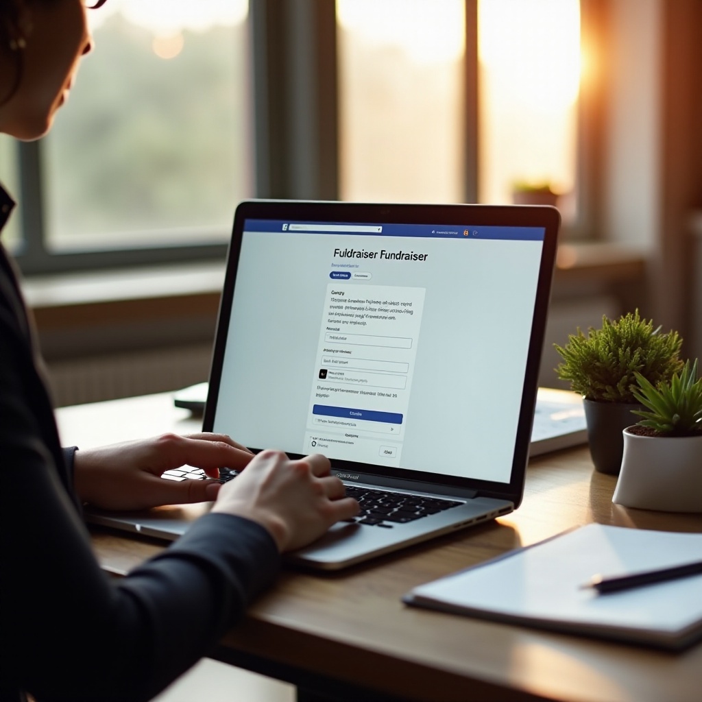 jak poprosić o pieniądze na laptopie na Facebooku