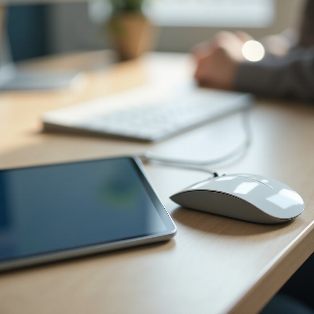 hoe je een usb-muis zonder adapter met een iPad verbindt